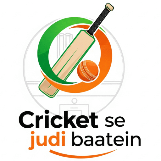 Logo of Cricket Se Judi Baatein blog in red, green, white and black color